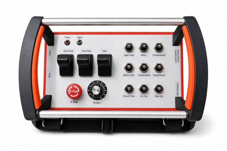 Drilling Rig Remote Control 3-Joystick & 9 Switch