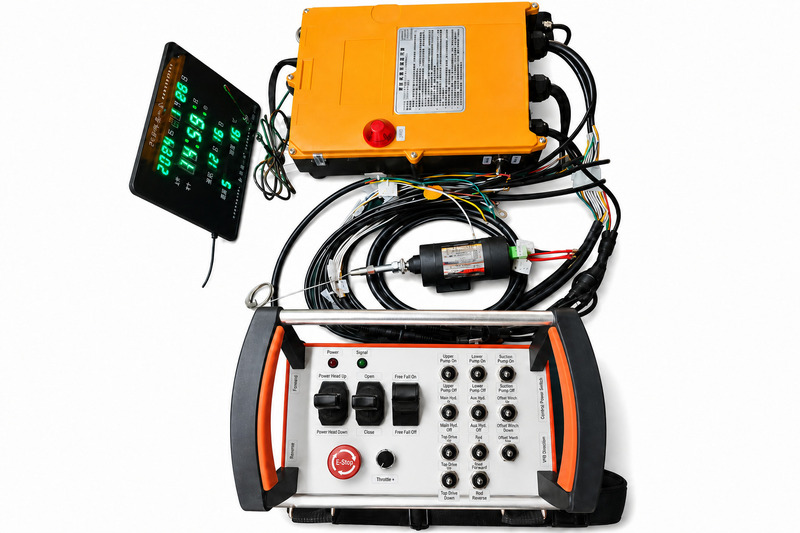 Drilling Rig Remote Control 3-Joystick & 9 Switch