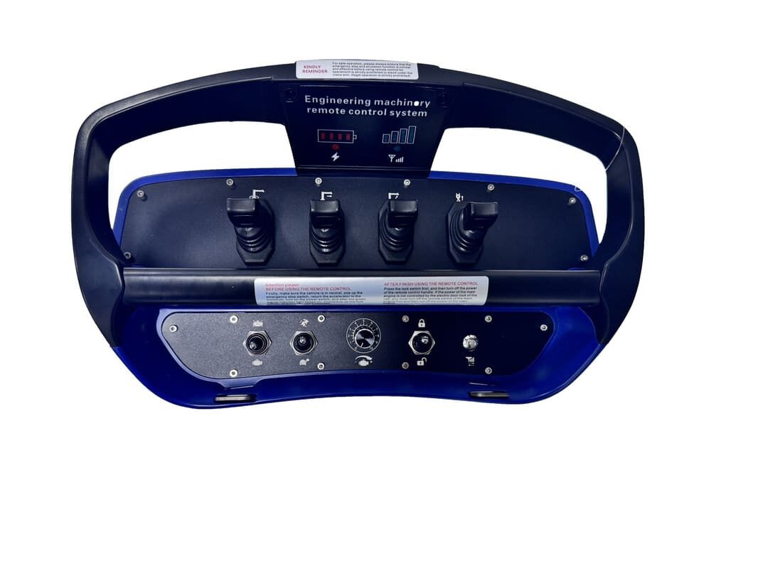 Truck Crane Wireless Remote Control -- 4 Joystick Blue with Throttle